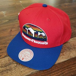 Denver Nuggets Mitchell & Ness NBA Jumbotron Snapback HWC Hardwood Classics Hat